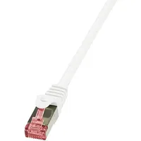Logilink PrimeLine Patchkabel, Cat6, S/FTP, RJ-45/RJ-45, 0.5m, weiß (CQ2021S)