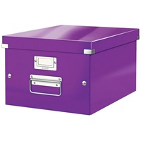 Leitz Click & Store WOW Aufbewahrungsbox mittel, A4, violett