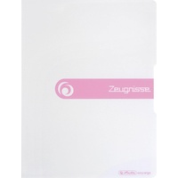 Herlitz Zeugnismappe A4, weiß
