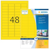 Herma Etiketten 4544 gelb, 45,7 x 21,2 mm