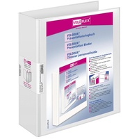 Veloflex 10 VELOFLEX VELODUR® Präsentationsringbücher 2-Ringe weiß 7,0 cm