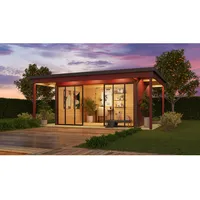 Lasita Maja Domeo 4 Loggia Gartenhaus lichtgrau (41301)