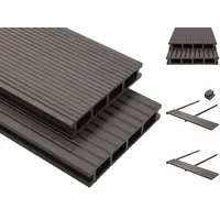 VidaXL WPC Hohlkammer Terrassendielen mit Zubehör 20 m2 4