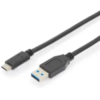 Digitus AK-300146-010-S USB Type-C Gen2 Verbindungskabel auf A St./St.