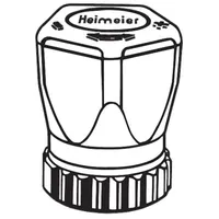 HEIMEIER Handregulierkappe verchromt, mit Direktanschluss