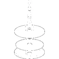 Hansa Brausekopf Viva d:200 mm komplett 59913747