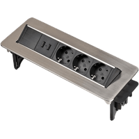 Brennenstuhl Tischsteckdose 2 m Schwarz 1 St.