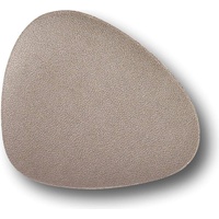 Zeller Glasuntersetzer-Set taupe,