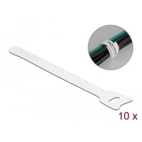 DeLock Klett-Kabelbinder L 150 x B 12 mm weiß