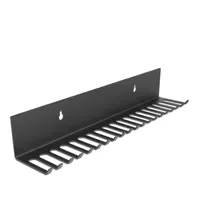 DeLock Kabelhalterung 318 x 65 mm zur Wandmontage schwarz