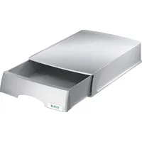 Leitz Briefablage Plus mit Schublade grau