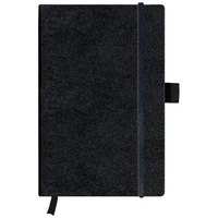 Herlitz Notizbuch A5, 96 Blatt schwarz,