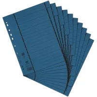 Oxford Trennblätter DIN A4 1-10 blau, 250 g/qm, 100