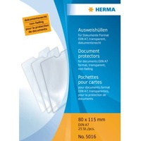 Herma Ausweishülle 5016 PP, transparent,