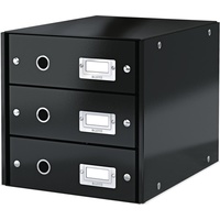 Leitz Schubladenbox Click & Store schwarz 6048-00-95, DIN A4