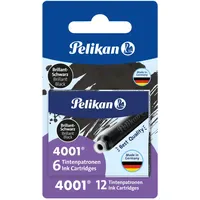 Pelikan Tintenpatronen 4001® mit 2 x 6er Set Standard-Patronen,