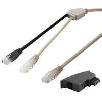 Goobay RJ-45 Y-Kabel inkl. TAE-Adapter (95286)