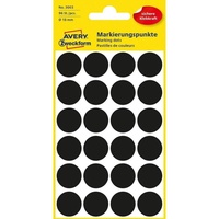 Zweckform Avery Markierungspunkte 18mm schwarz (3003)
