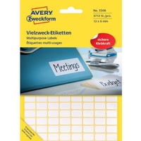 Avery Zweckform Etiketten Sonderformat, 105x13mm, weiß, 28 Blatt (3338)