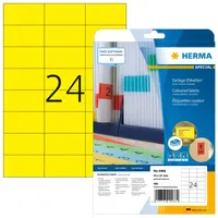 Herma Universaletiketten 4466 gelb 70,0 x 37,0 mm 20