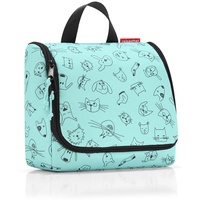 Reisenthel toiletbag kids cats and dogs mint