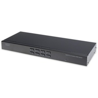 Digitus KVM Switch 1 User & Maus-Emulation, Schwarz