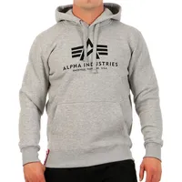 Alpha Industries Basic Kapuzenpullover Grey Heather M