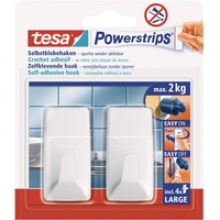 Tesa Klebehaken + Klebenagel, Powerstrips Large eckig