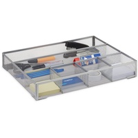 Relaxdays Schreibtischorganizer Metall groß