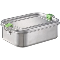 APS Lunchbox L 6,5 cm hoch silber