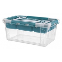 KEEEPER Ordnung Aufbewahrungsbox, 6,6 l - Aqua-Blau
