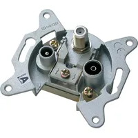 Schwaiger Breitband Multimedia Durchgangsdose - 8 dB