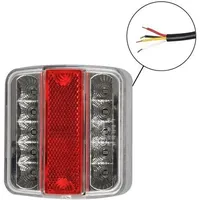 PRO PLUS Rückleuchte 4 Funktionen, 14LED, 98x105mm