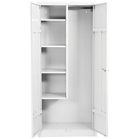 Gürkan Putzmittelschrank 110081 verkehrsweiß 80,0 x 50,0 x 180,0