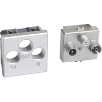 Legrand TV-, SAT-Steckdose Axolute Anthrazit H4210M2D TV-R-SAT KOMBIDOSE 2-MOD