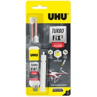 UHU Turbo Fix2 Plastik 2-Komponenten Kleber, 10g