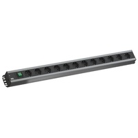 Bachmann Handwerkerleiste 12fach mit Schalter,2m Zul. 300.005