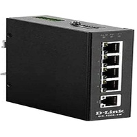 D-Link DIS-100G Industrial Railmount Gigabit Switch, 5x RJ-45 (DIS-100G-5W)