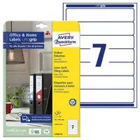 Avery Zweckform Ordneretiketten L4760-10 Weiß 38 x 192 mm