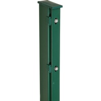 Floraworld Zaunpfosten mit flacher Abdeckschiene 220 cm Grün