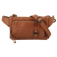 Spikes & Sparrow Gürteltasche echt Leder, braun