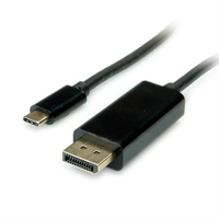 Value USB Typ C - DisplayPort Adapterkabel, v1.2, ST/ST,