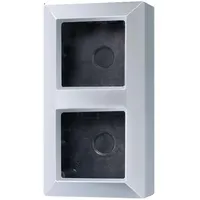 Jung AS582AAL Aufputz-Kappe 2-fach aluminium