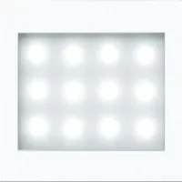 Jung LS539WWLEDLW-12 LED-Leselicht, Serie LS, alpinweiß (lackiertes Aluminium) LS539WWLEDLW12