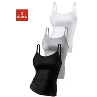 H.I.S. H.I.S Spaghettitop Damen schwarz, weiß, grau Gr.44/46