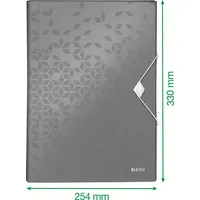 Leitz Fächermappe DIN A4 6-Fach eisblau