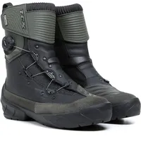 TCX Infinity 3 Mid WP Motorradstiefel, schwarz-grün, Größe 40