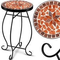 Kesser KESSER® Mosaiktisch Bistrotische Blumenhocker Rund 60 x 34