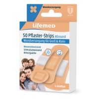 Lifemed Pflaster-Strips Allround braun