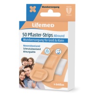 Lifemed Pflaster-Strips Allround braun